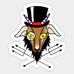 Gentleman Goat Sticker